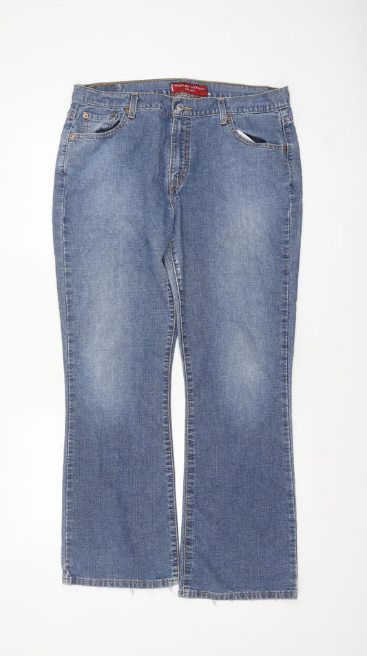 Levi's Women's Blue 515 Bootcut Stretch Jeans Size 14