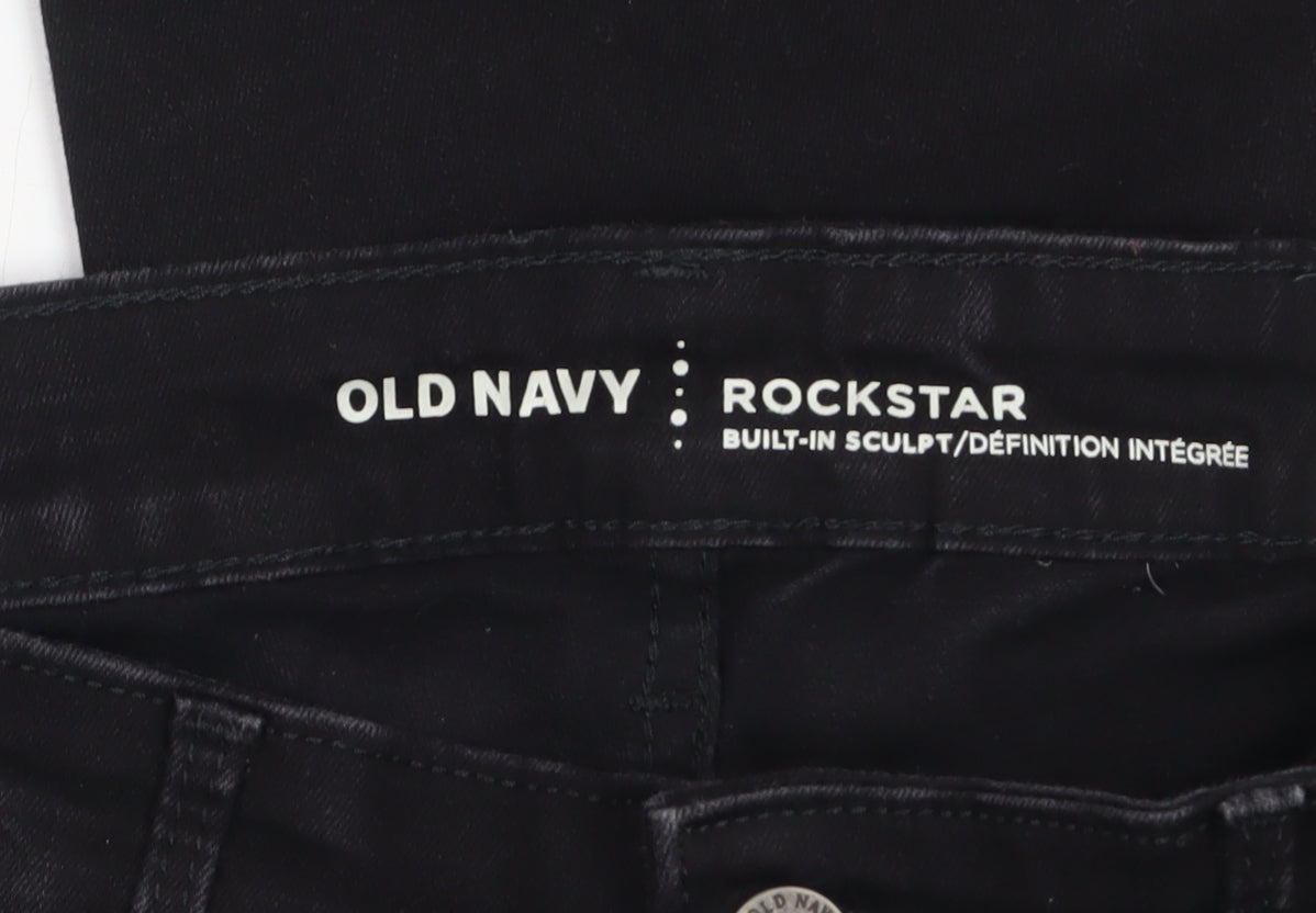Old Navy Women’s Black Skinny Jeans Size 8 Regular Rockstar