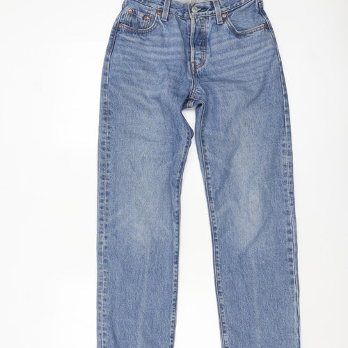 Levi's 501 Women's Blue High Rise Straight Jeans Size 4