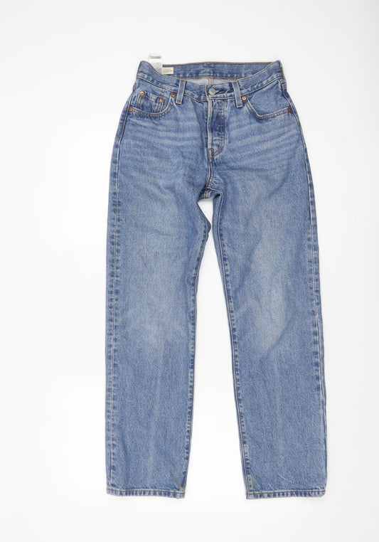 Levi's 501 Women's Blue High Rise Straight Jeans Size 4