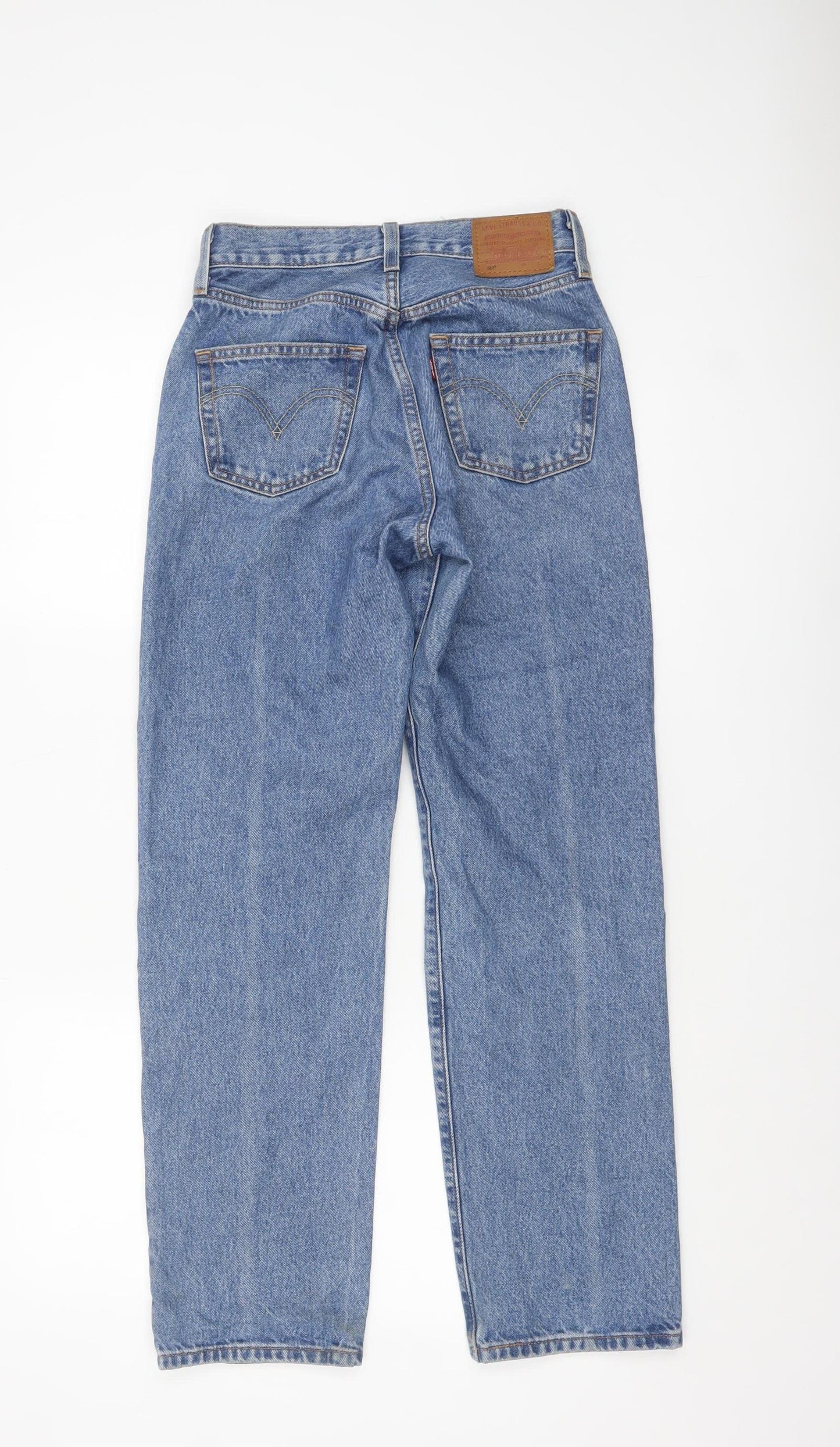 Levi's 501 Women's Blue High Rise Straight Jeans Size 4