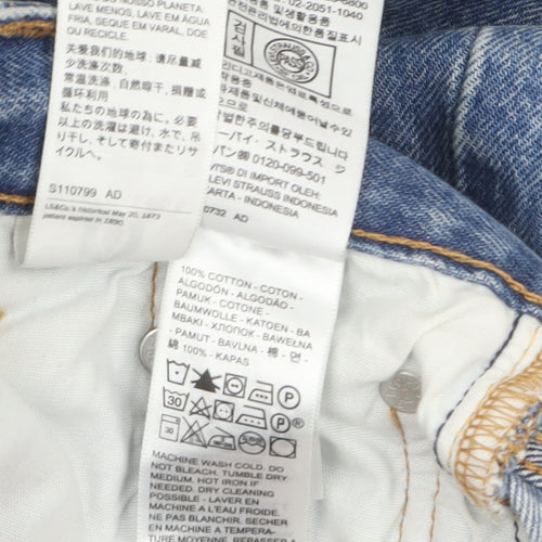 Levi's 501 Women's Blue High Rise Straight Jeans Size 4