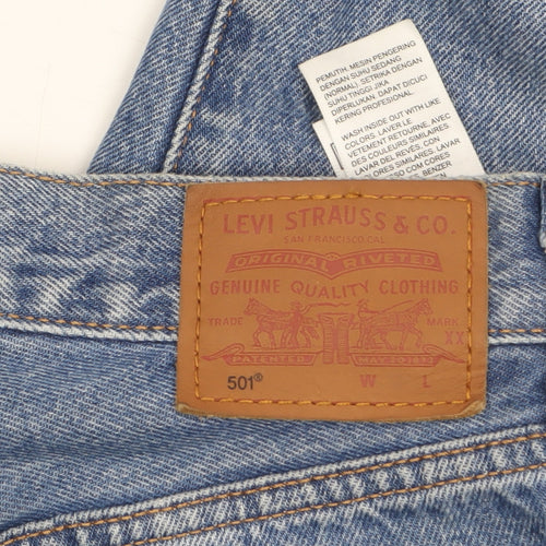 Levi's 501 Women's Blue High Rise Straight Jeans Size 4