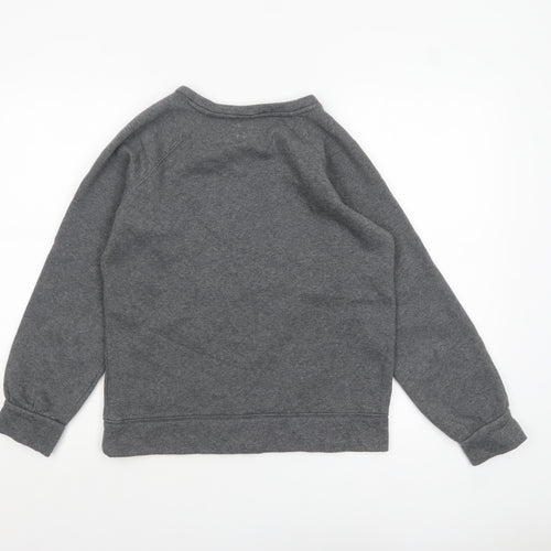 GAP Kids Girls Grey Sequin Donut Sweatshirt 14 Years Pullover Fleece