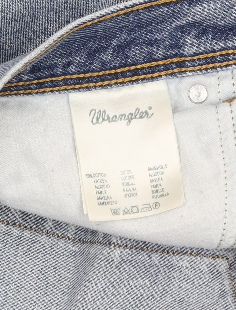 Wrangler Men's Blue Regular Fit Straight Leg Denim Jeans W38 L30