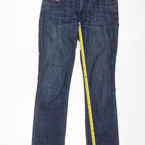 Diesel Men’s Blue Bootcut Regular Fit Stretch Jeans W30 L30