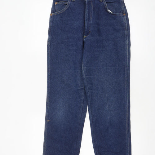 Lee Womens Blue High Rise Straight Leg Denim Jeans Size 12