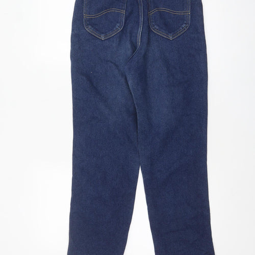 Lee Womens Blue High Rise Straight Leg Denim Jeans Size 12