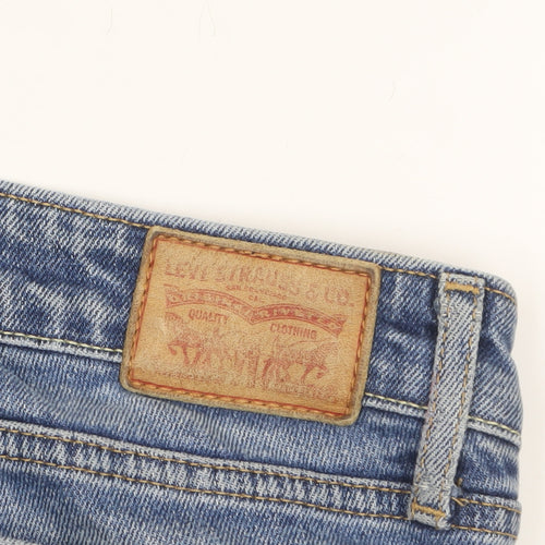Levi's Women's Blue 714 Straight Jeans Size 28 Regular Fit