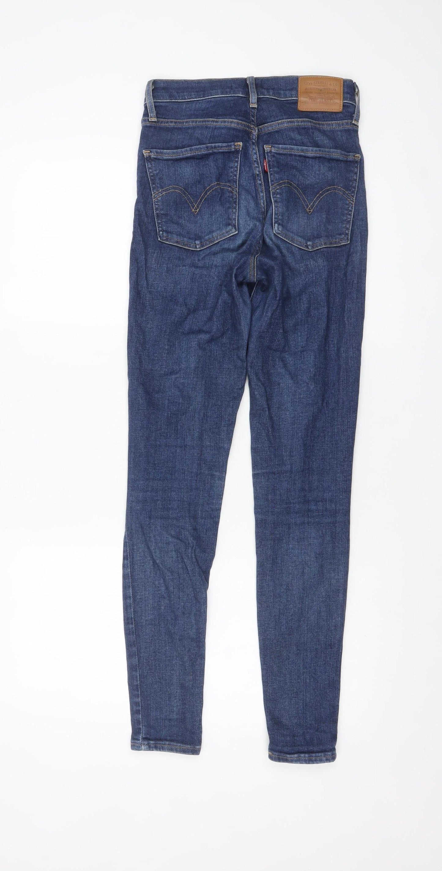 Levi's Women's Blue 25 Mile High Super Skinny High Rise Jeans