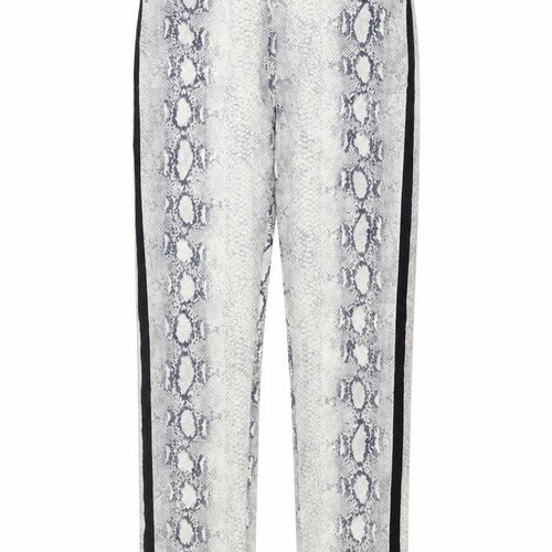 Gianni Bini Womens Grey Snake Print XL Stretch Cotton Trousers