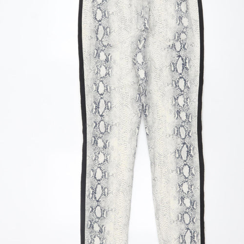 Gianni Bini Womens Grey Snake Print XL Stretch Cotton Trousers
