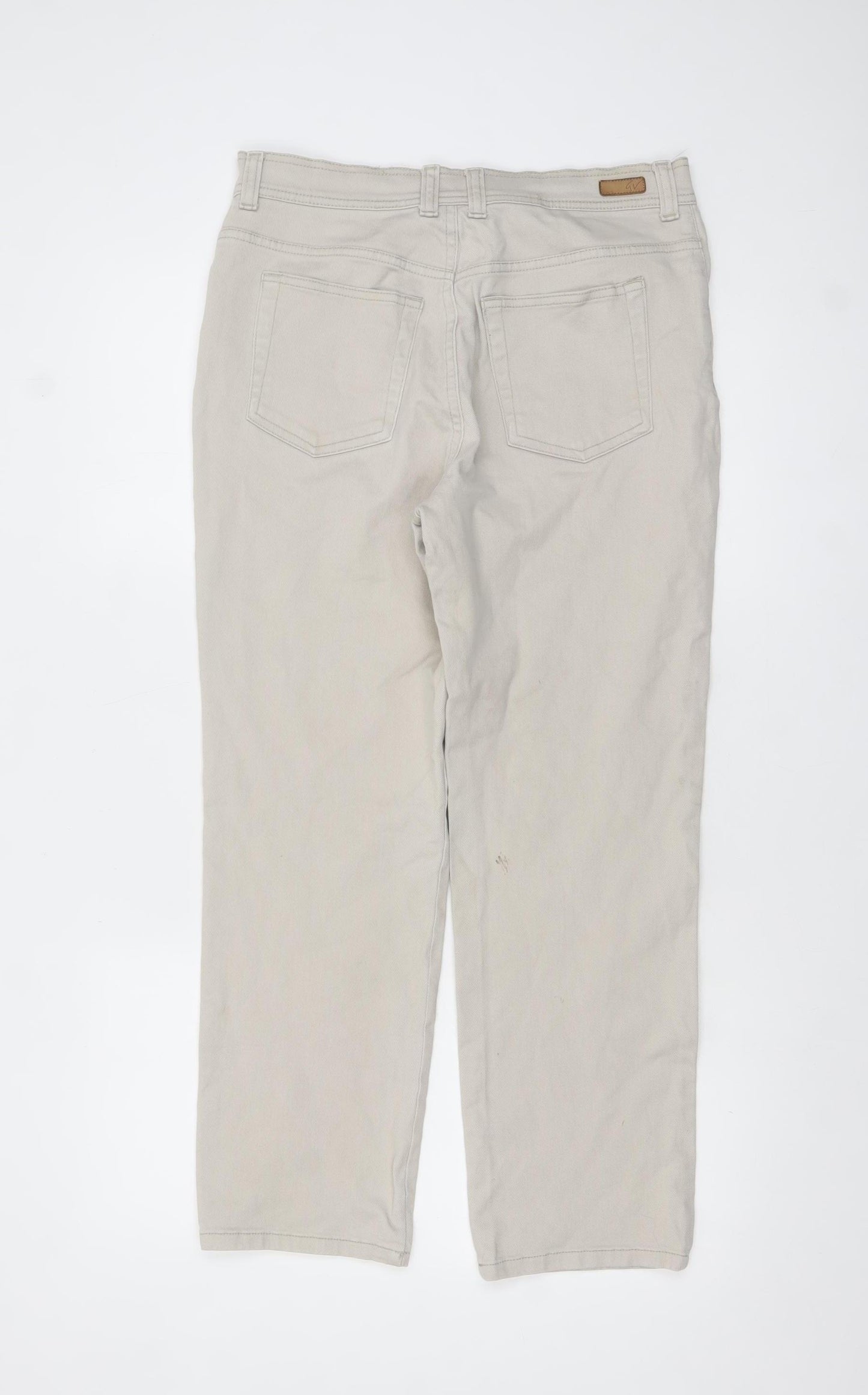 Gloria Vanderbilt Women’s Beige Petite 10 Straight Jeans