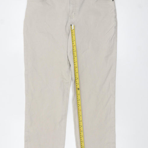 Gloria Vanderbilt Women’s Beige Petite 10 Straight Jeans