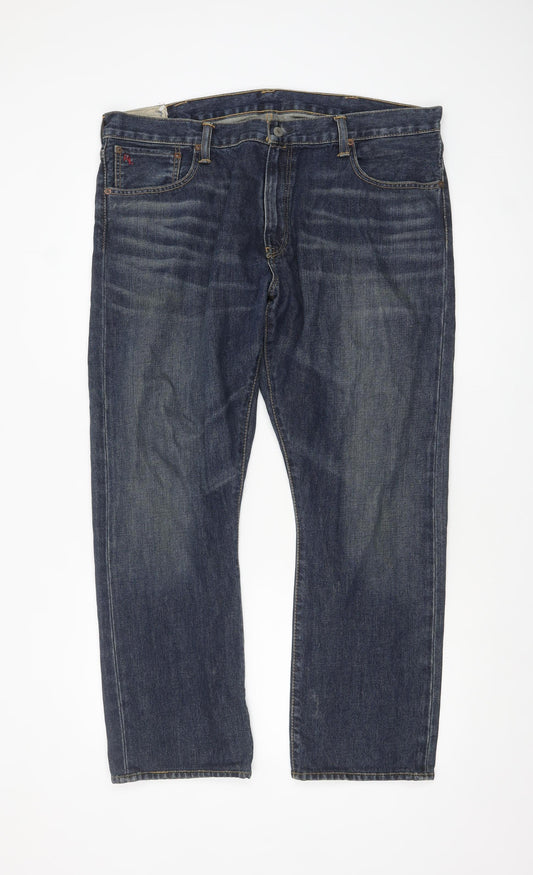 Ralph Lauren Men’s Blue Straight Denim Jeans 38x32 Regular Fit