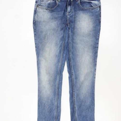 Lee Cooper Men's Blue Slim Fit Mid Rise Straight Jeans W30