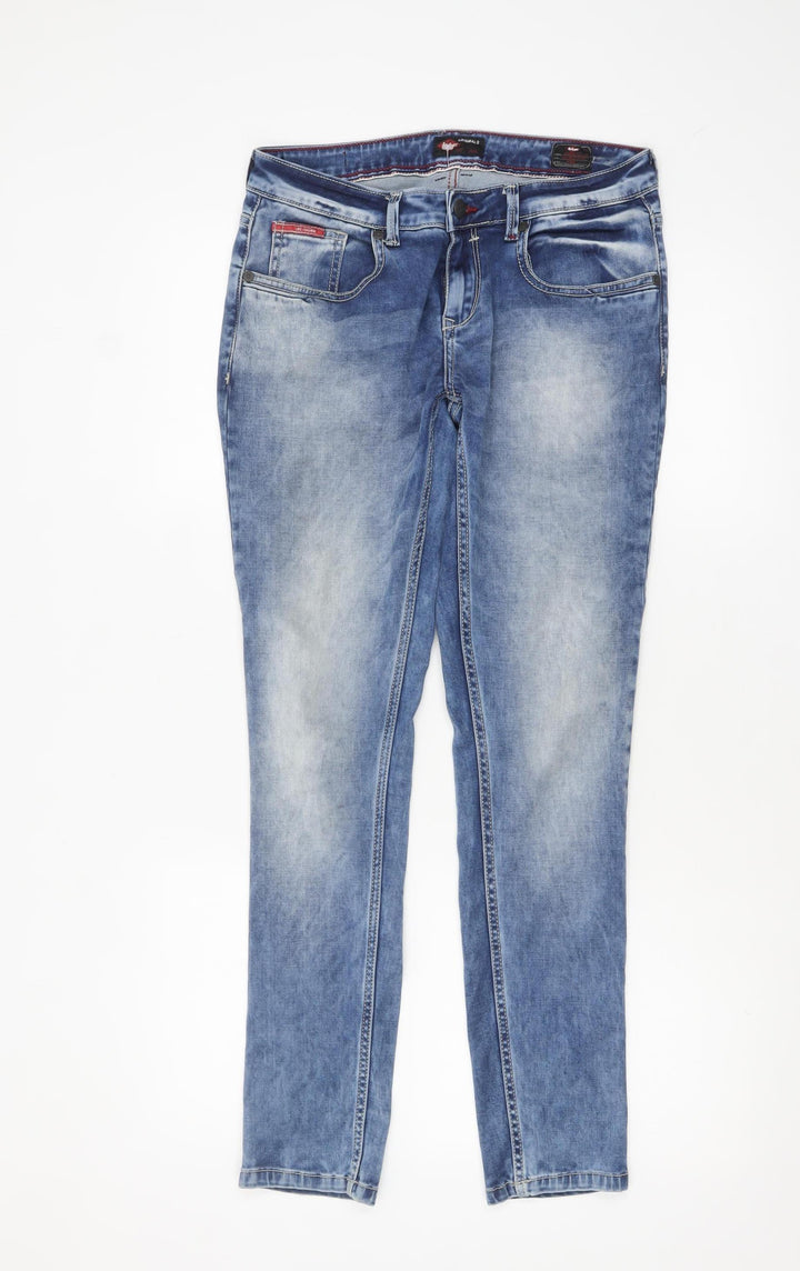 Lee Cooper Men's Blue Slim Fit Mid Rise Straight Jeans W30
