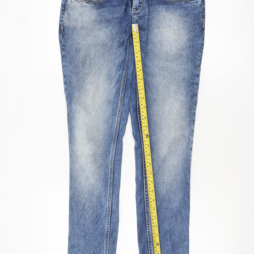 Lee Cooper Men's Blue Slim Fit Mid Rise Straight Jeans W30