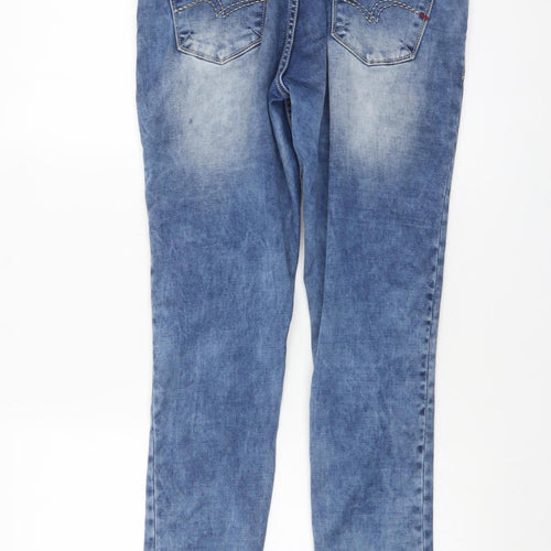 Lee Cooper Men's Blue Slim Fit Mid Rise Straight Jeans W30