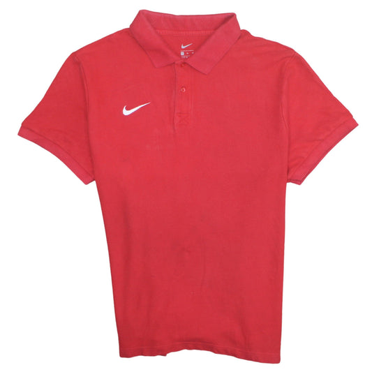 Nike Men's Red XL Polo Shirt Cotton Short Sleeve Sports Top