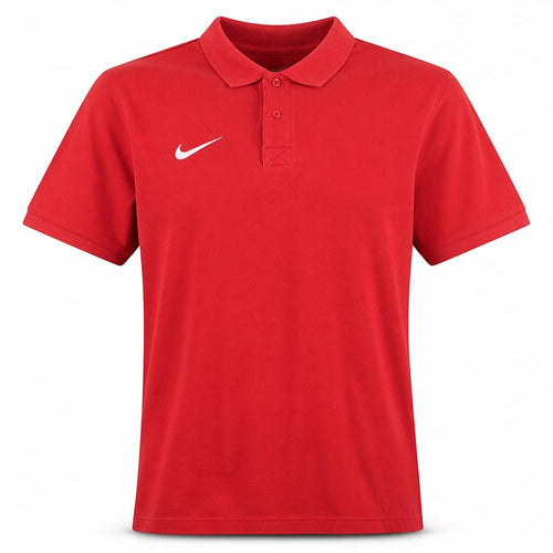 Nike Men's Red XL Polo Shirt Cotton Short Sleeve Sports Top