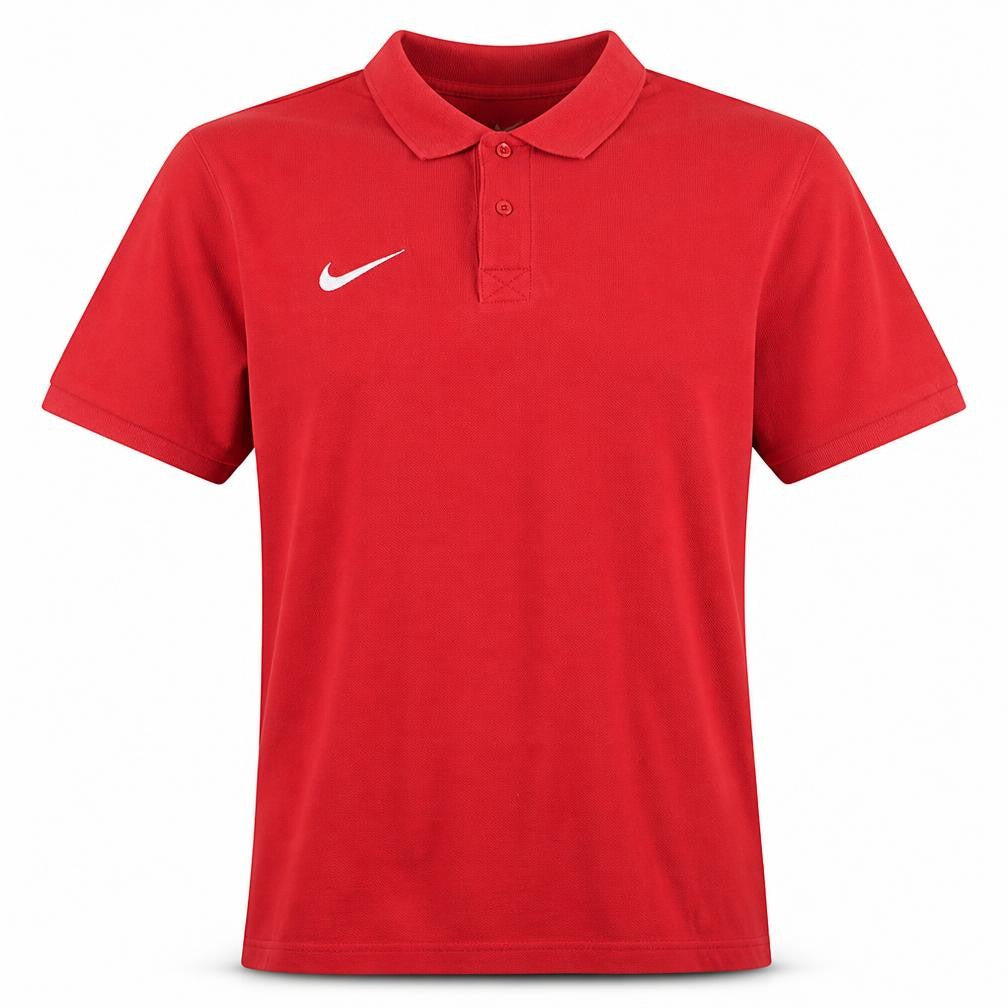 Nike Men's Red XL Polo Shirt Cotton Short Sleeve Sports Top