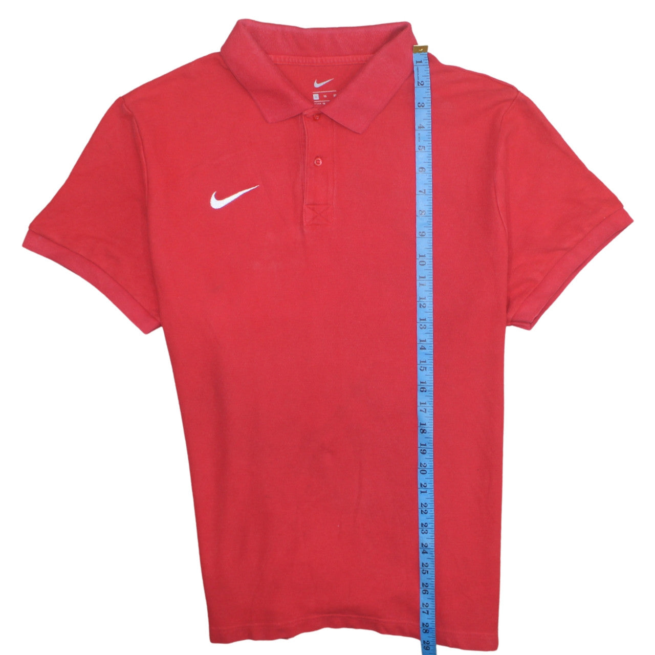 Nike Men's Red XL Polo Shirt Cotton Short Sleeve Sports Top