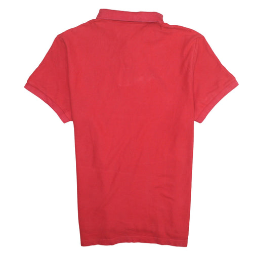 Nike Men's Red XL Polo Shirt Cotton Short Sleeve Sports Top