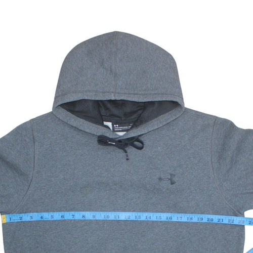 Under Armour Men’s Grey L Pullover ColdGear Hoodie