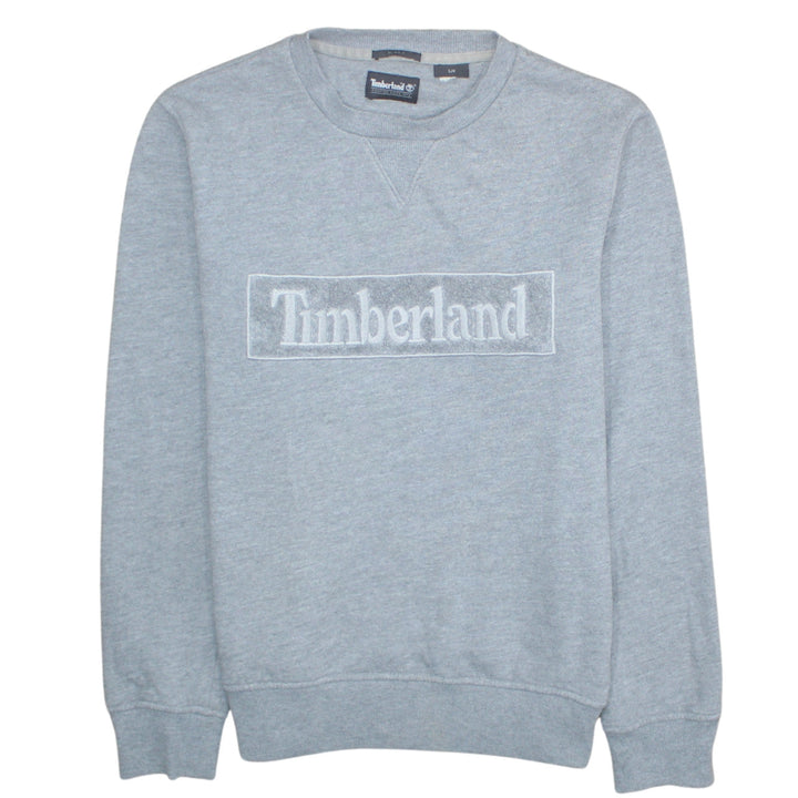Timberland Men's Grey Slim Fit Crew Neck Sweatshirt S
