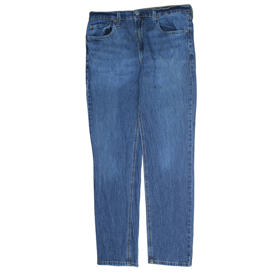 Levi's Men's Blue 36W 31L Straight Fit Denim Jeans Classic Style