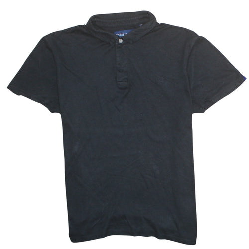 Superdry Idris Elba Men's Black Polo Shirt XL Cotton Short Sleeve