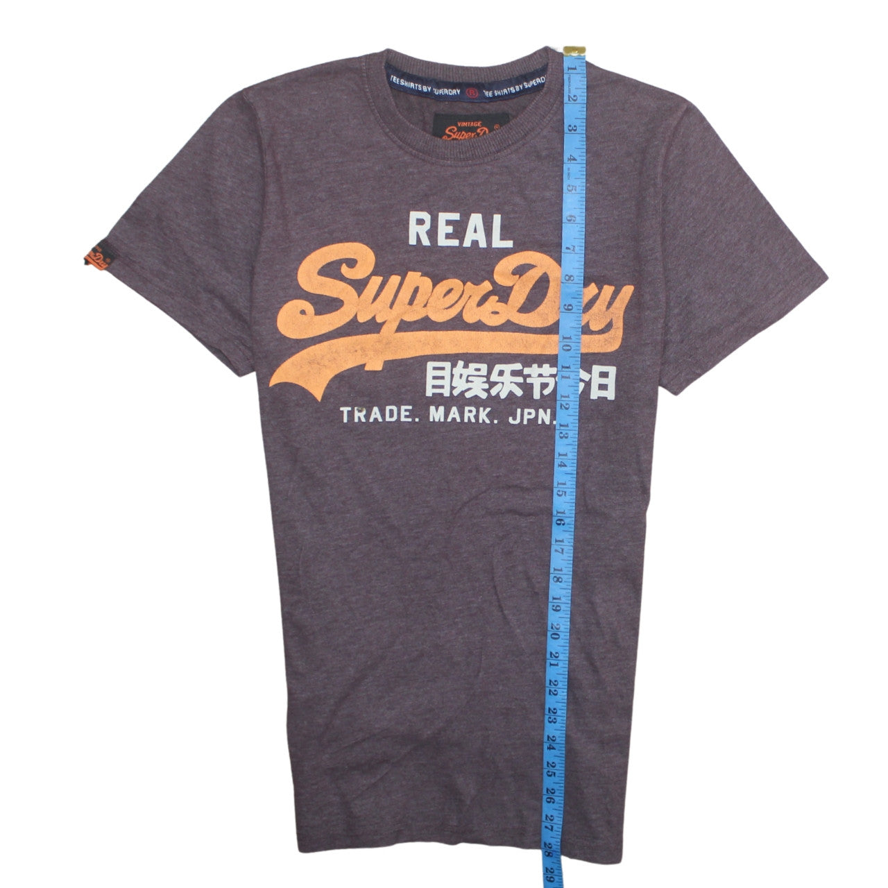 Superdry Men's Brown Graphic Print Crew Neck T-Shirt Size L