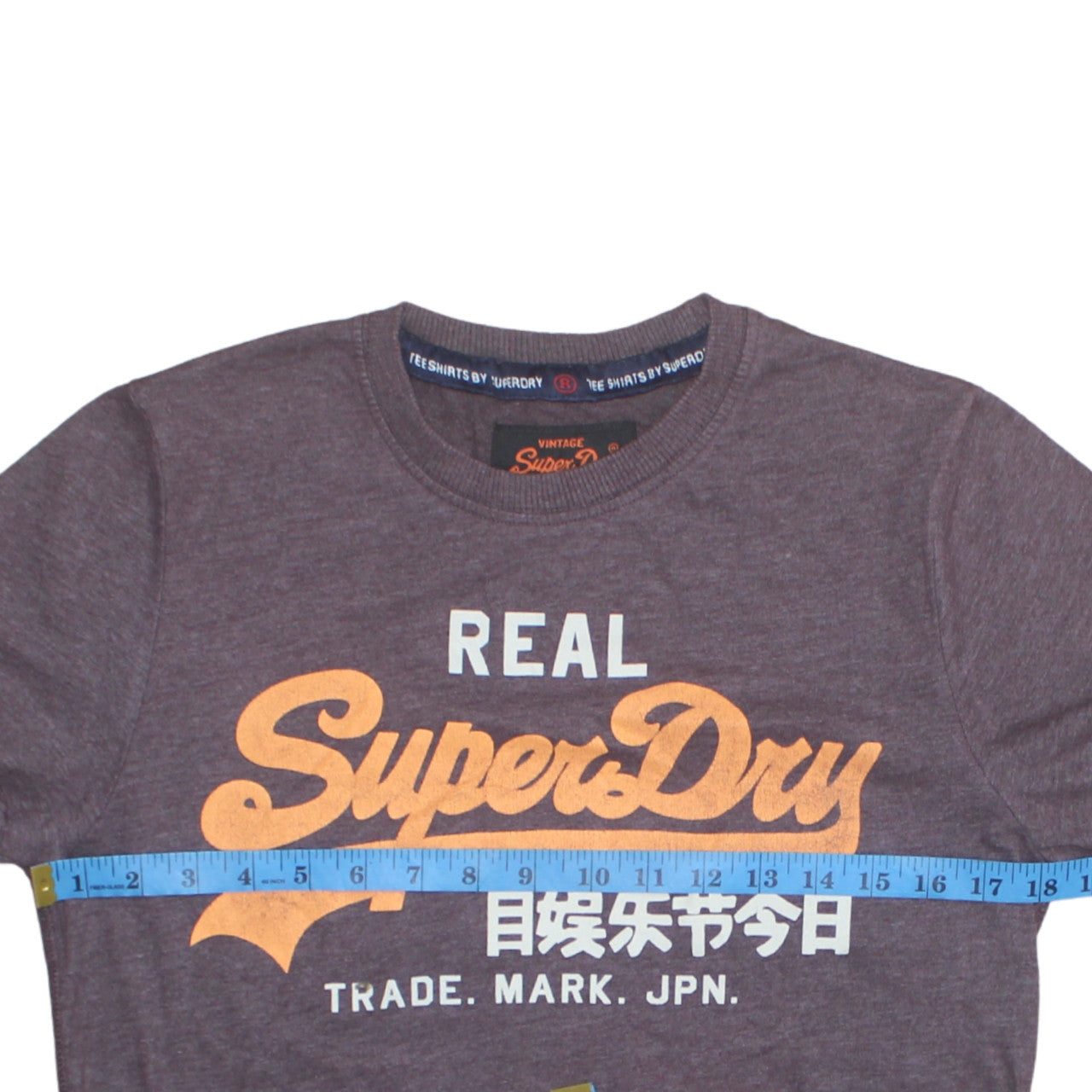 Superdry Men's Brown Graphic Print Crew Neck T-Shirt Size L