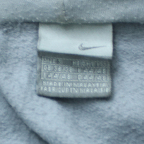 Nike Men's Grey Full Zip Sports Hoodie Size L