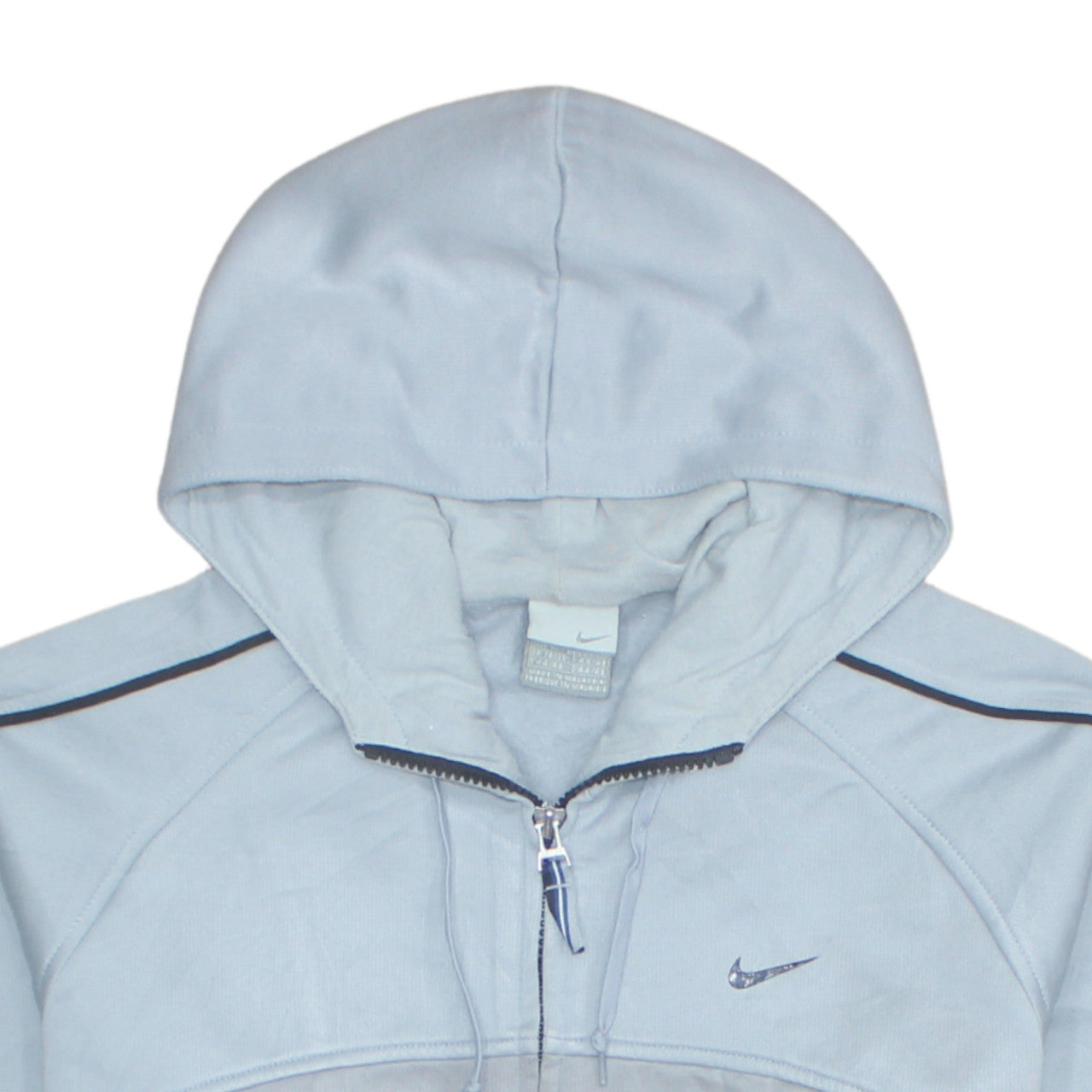 Nike Men's Grey Full Zip Sports Hoodie Size L