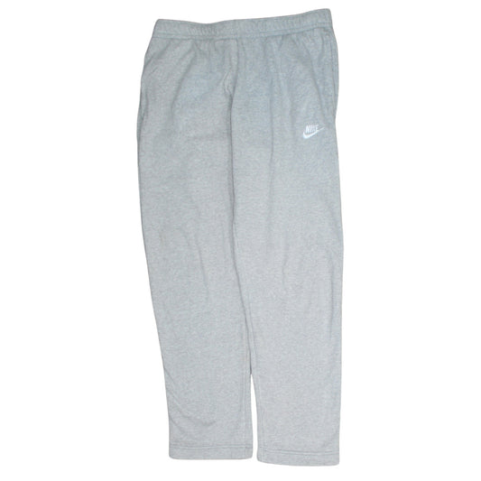 Nike Men's Grey Regular Fit Fleece Sweatpants M