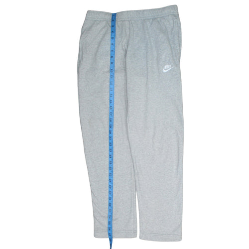 Nike Men's Grey Regular Fit Fleece Sweatpants M