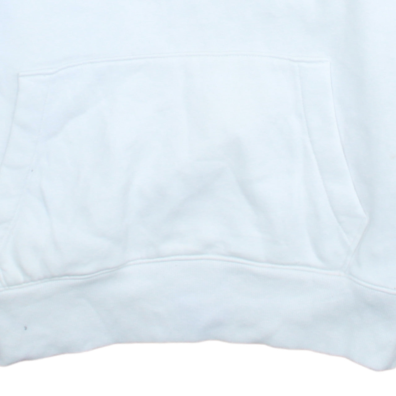 Hollister Men’s White Pullover Hoodie L Logo Fleece Sweatshirt