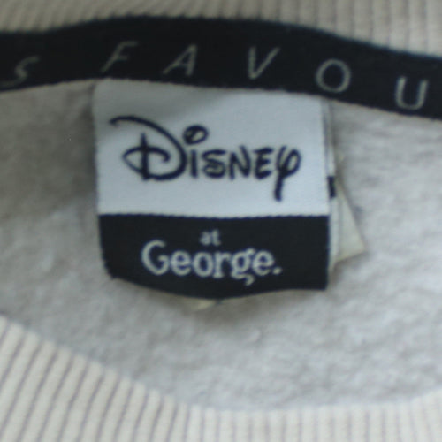 Disney at George Women's White Christmas Sweatshirt Size S 8-10