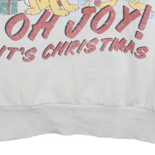 Disney at George Women's White Christmas Sweatshirt Size S 8-10