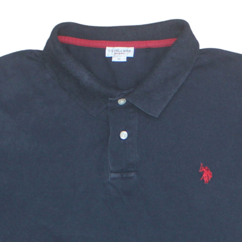 U.S. Polo Assn. Men's Black Cotton Polo Shirt XL Classic Fit