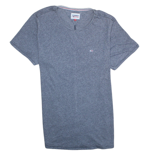Tommy Jeans Men's Grey XL Crew Neck Cotton T-Shirt