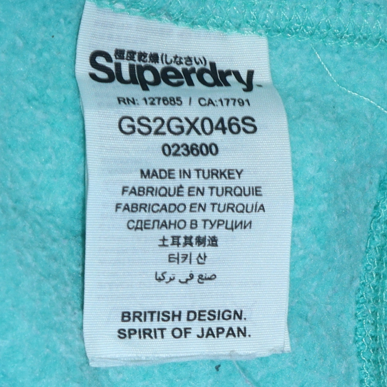 Superdry Men's Blue XL Pullover Hoodie with Logo Print