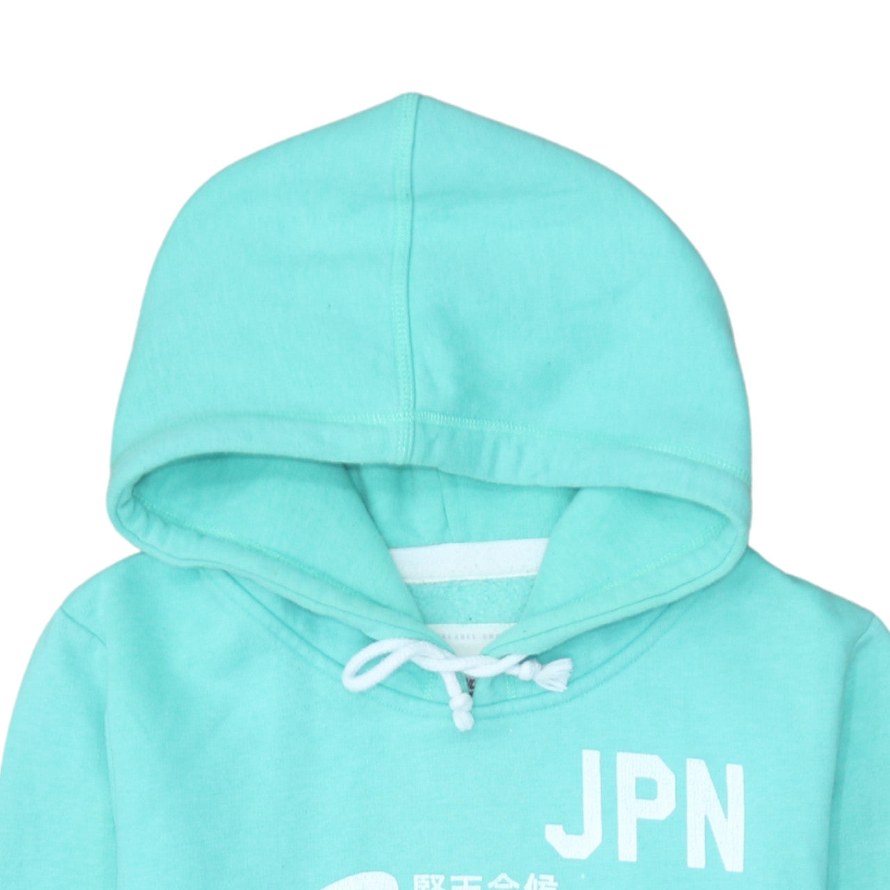 Superdry Men's Blue XL Pullover Hoodie with Logo Print