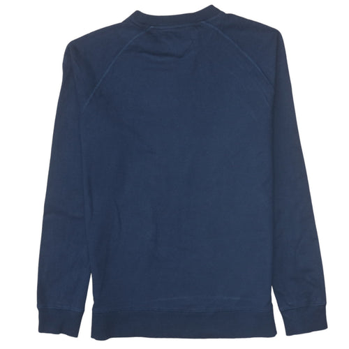 Tommy Hilfiger Men's Blue Cotton Crew Neck Sweatshirt M