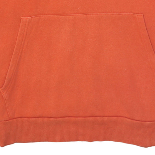 Under Armour Men's Orange Pullover Hoodie Small Sports Fleece