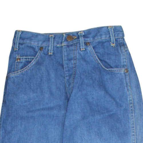 Wrangler Mens Blue Regular Fit Straight Denim Jeans