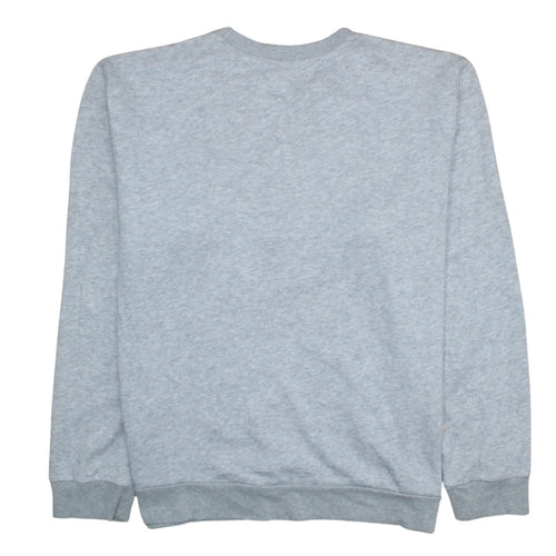 GAP Men's Grey Logo Pullover Sweatshirt L Regular Fit