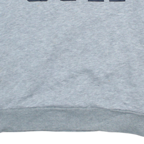 GAP Men's Grey Logo Pullover Sweatshirt L Regular Fit